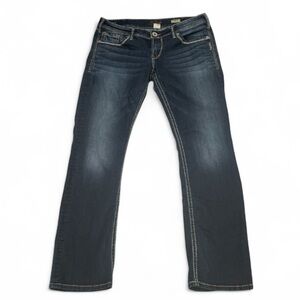 Sliver Jeans Women's BERKLEY STRAIGHT Jeans Size W33/L32